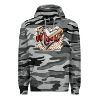 Slate Camo baseball mom Premium Hoodie - FaDigitalArtStudio