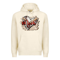 Tofu baseball mom Premium Hoodie - FaDigitalArtStudio