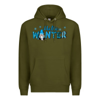 Army Green hello winter gnomes Premium Hoodie - RanaPortraitStore