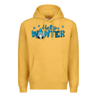 Mustard hello winter gnomes Premium Hoodie - RanaPortraitStore