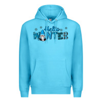 Ocean Blue hello winter gnomes Premium Hoodie - RanaPortraitStore