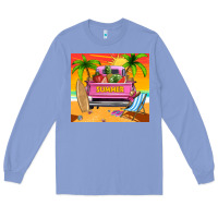Colony Blue summer truck Long Sleeve Tee - TumblerDesignByShophia