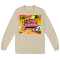 Mushroom summer truck Long Sleeve Tee - TumblerDesignByShophia