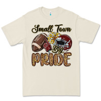 Bone small town big pride maroon yellow Premium Tee - MaliasSmallBusiness