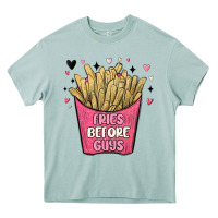 Arona fries before guys Heavy Core Tee - MaliasSmallBusiness