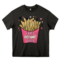 Asphalt fries before guys Heavy Core Tee - MaliasSmallBusiness