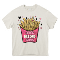 Cream fries before guys Heavy Core Tee - MaliasSmallBusiness