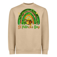 Mushroom St. Patrick's Day rainbow Heavyweight Sweatshirt - HowdyJamesFarm