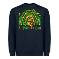 Navy St. Patrick's Day rainbow Heavyweight Sweatshirt - HowdyJamesFarm