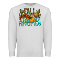 Dove Grey fall pumpkin art Premium Sweatshirt - CowhideDigitalArt