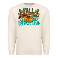 Sandshell fall pumpkin art Premium Sweatshirt - CowhideDigitalArt