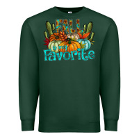 Sports Green fall pumpkin art Premium Sweatshirt - CowhideDigitalArt