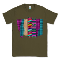 Army Green Western Farm Life Serape Brush Stroke Classic Tee - Bettercallsaul