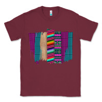 Burgundy Western Farm Life Serape Brush Stroke Classic Tee - Bettercallsaul