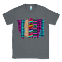 Charcoal Heather Western Farm Life Serape Brush Stroke Classic Tee - Bettercallsaul