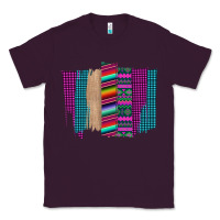 Plum Western Farm Life Serape Brush Stroke Classic Tee - Bettercallsaul