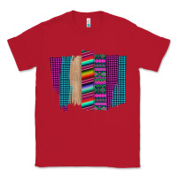 Red Western Farm Life Serape Brush Stroke Classic Tee - Bettercallsaul