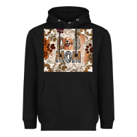 Black Dog Mom Heavyweight Hoodie - CowhideDigitalArt