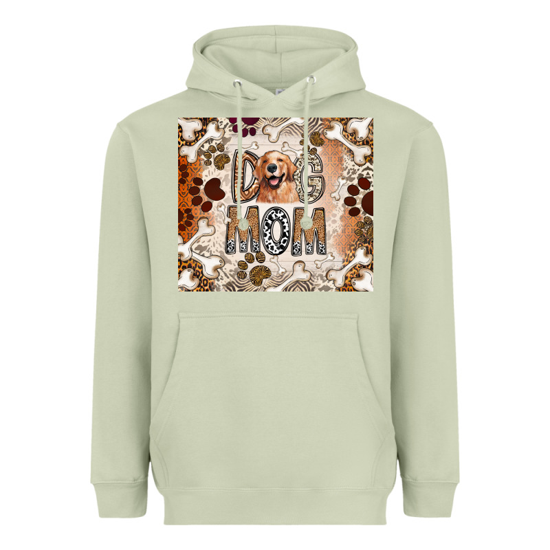 Dog Mom Heavyweight Hoodie by CowhideDigitalArt | Teevron