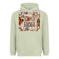 Matcha Dog Mom Heavyweight Hoodie - CowhideDigitalArt