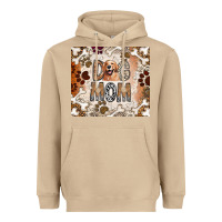 Mushroom Dog Mom Heavyweight Hoodie - CowhideDigitalArt