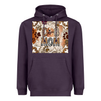 Plum Dog Mom Heavyweight Hoodie - CowhideDigitalArt