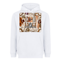 White Dog Mom Heavyweight Hoodie - CowhideDigitalArt