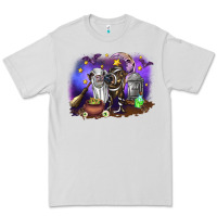 Dove Grey Cow Halloween Premium Tee - RanaPortraitStore