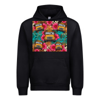 Black school bus leopard cowhide Urban Hoodie - Artiststas