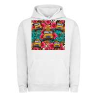 Pigment Lunar Rock school bus leopard cowhide Urban Hoodie - Artiststas