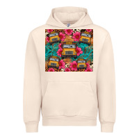 Sandshell school bus leopard cowhide Urban Hoodie - Artiststas