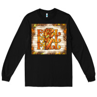 Black fall with lightning bolt Long Sleeve Tee - TumblerDesignByShophia