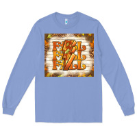 Colony Blue fall with lightning bolt Long Sleeve Tee - TumblerDesignByShophia