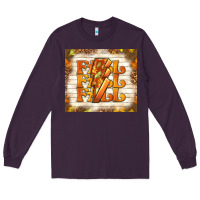 Plum fall with lightning bolt Long Sleeve Tee - TumblerDesignByShophia