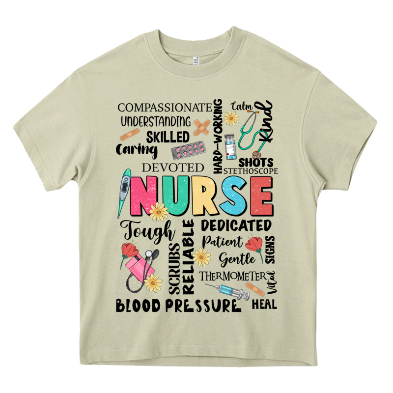 Nurse Word Heavy Core Tee by JahusDesignShop | Teevron