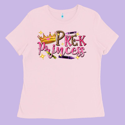 Pre K Princess Ladies Tee Designed By Nancycooperartshop