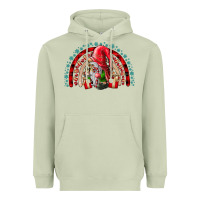 Matcha Christmas Gnome Heavyweight Hoodie - CowhideDigitalArt