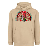 Mushroom Christmas Gnome Heavyweight Hoodie - CowhideDigitalArt