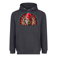 Smoke Christmas Gnome Heavyweight Hoodie - CowhideDigitalArt