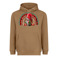 Toasted Coconut Christmas Gnome Heavyweight Hoodie - CowhideDigitalArt