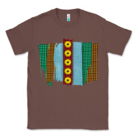 Chestnut Western Sunflower Farm Life Brush Strokes Classic Tee - Bettercallsaul