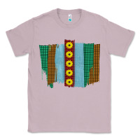 Western Sunflower Farm Life Brush Strokes Classic Tee | Teevron