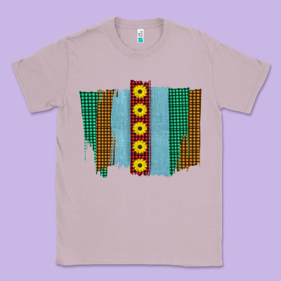 Western Sunflower Farm Life Brush Strokes Classic Tee Designed By Bettercallsaul