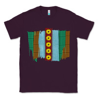 Plum Western Sunflower Farm Life Brush Strokes Classic Tee - Bettercallsaul