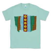 Seafoam Western Sunflower Farm Life Brush Strokes Classic Tee - Bettercallsaul