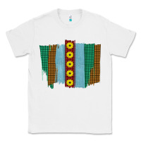 White Western Sunflower Farm Life Brush Strokes Classic Tee - Bettercallsaul