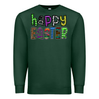 Sports Green Happy Easter Premium Sweatshirt - CowhideDigitalArt