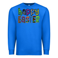 True Royal Happy Easter Premium Sweatshirt - CowhideDigitalArt
