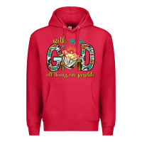 Cardinal with god all things are possible with baby jesus bbs Premium Hoodie - BundleAndBundleShop