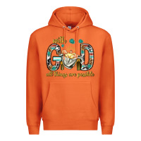 Carrot with god all things are possible with baby jesus bbs Premium Hoodie - BundleAndBundleShop